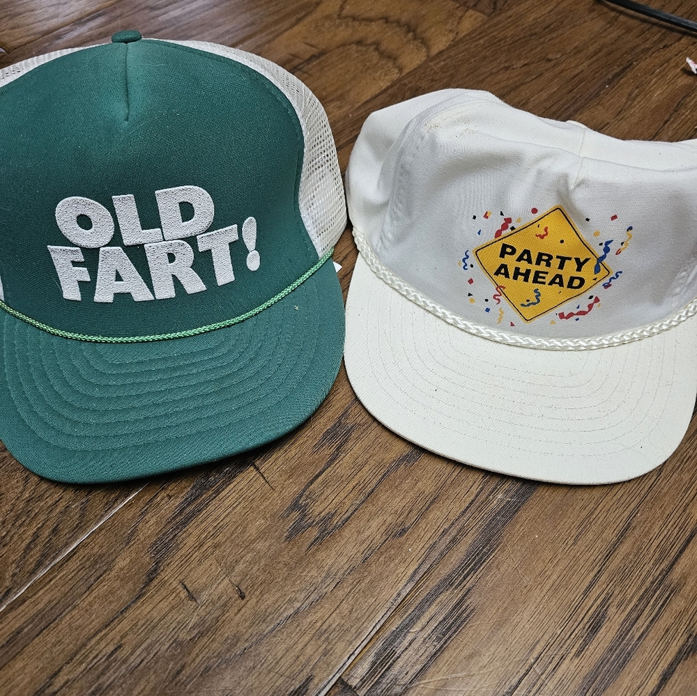 Vtg party ahead Trucker Hat.